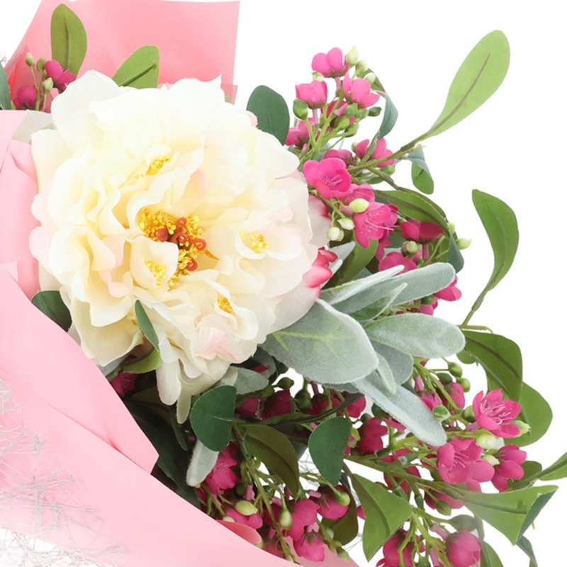Bouquet de pivoines et oreilles d'agneau