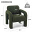 Fauteuil d'appoint rembourré 31 po de large-1370981175