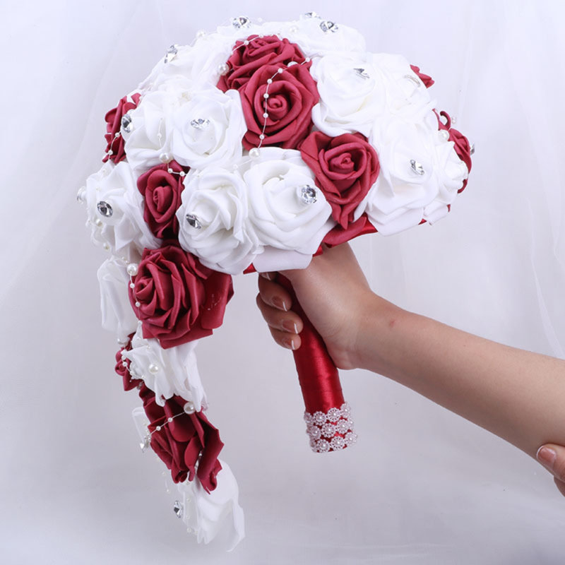 Bouquet de mariage, Rouge