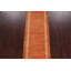 Tapis orange noué à la main de conception unique 2 pi 10 po x 9 pi 0 po