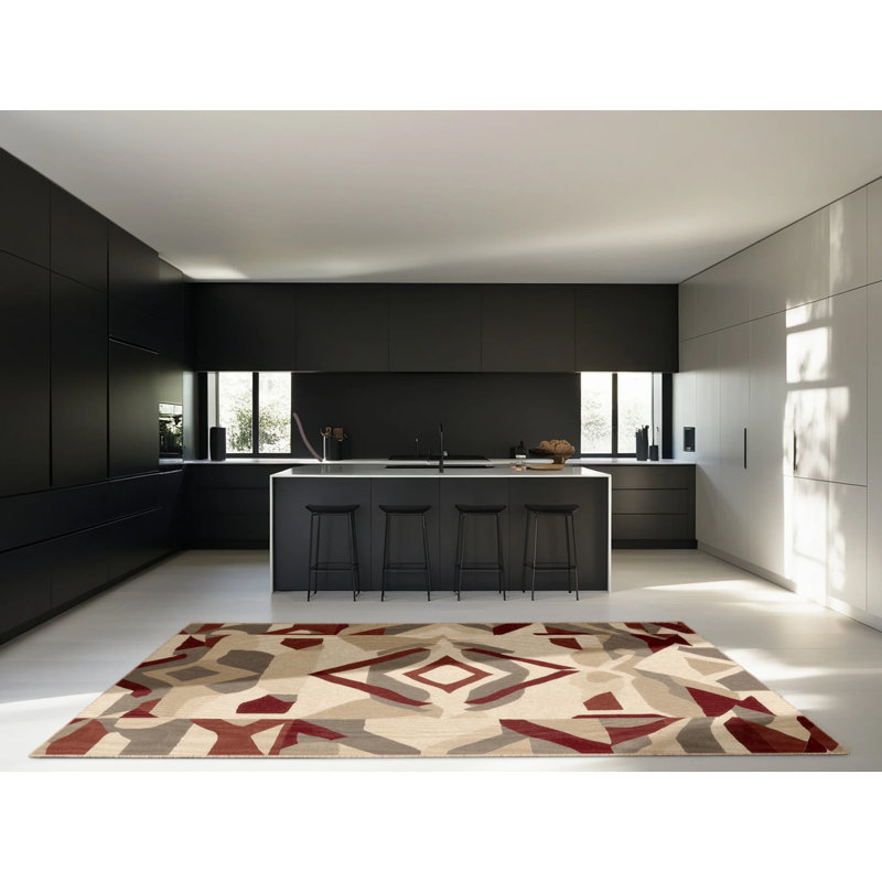 Angular Flow Rug, Rectangle 5' x 8'