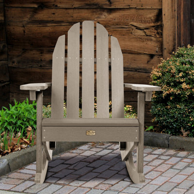 Chaise berçante en plastique Natoli