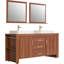 Ensemble de meuble-lavabo double 72 "avec miroir Kirkby-15418830