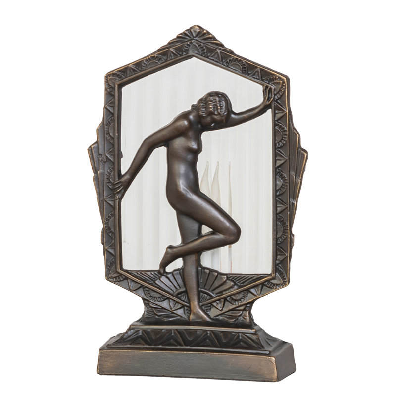 Lampe d'appoint 9 "High Deco Posing Lady, Clair