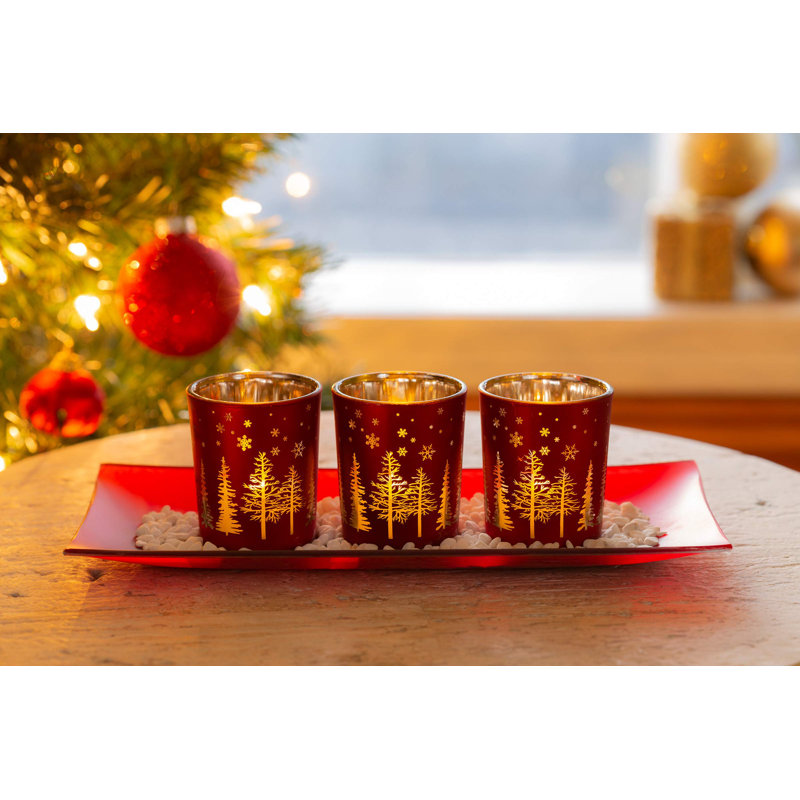5.5 " Glass Votive with Candle Included