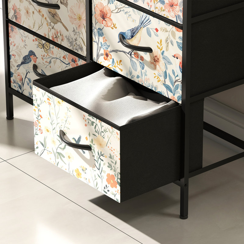 Steel 79cm W 6 - Drawer Chest of Drawers