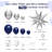 130Pcs Navy Blue Silver Balloon Garland Arch Kit 3Pcs Silver Star Balloons Royal Blue Metallic Silver White Latex Balloons 2025 Indoor Outdoor Birthday Wedding Grad Party Decor