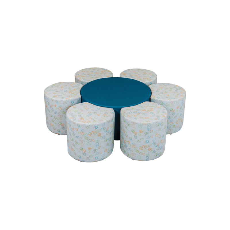 AmTab - SoftSeatingFlangerPackage-2-EC - Paquet de 2 fleurs à assise souple - P 60 po x l 66 po - Hauteur du siège 18 po