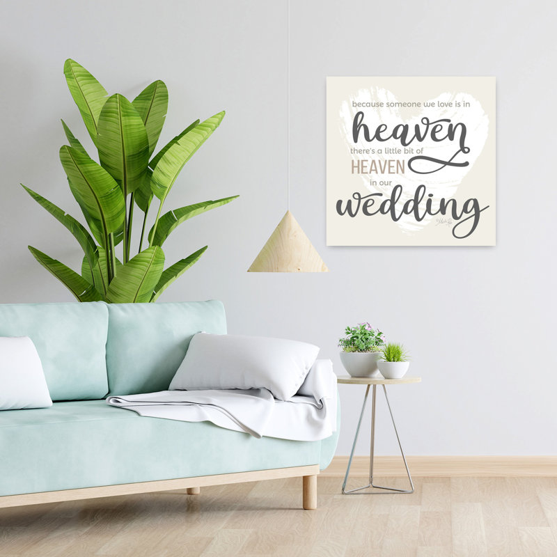 Heaven In Our Wedding, art contemporain, H 24 po x l 24 po