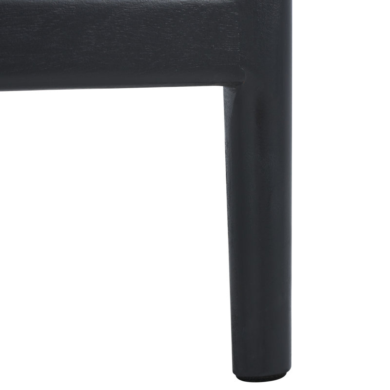 Tabouret de comptoir rembourré Caedon Gianni, Brun / siège blanc / structure noire