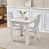 White Leather Line Chairs#2 is out of stock