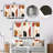 Beige Minimal Boho Pattern I - Abstract Minimalism Metal Wall Art Set Of 3-574464808