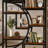 Geometric Design Display Shelf,Spacious Bookcase,Freestanding Bookshelf