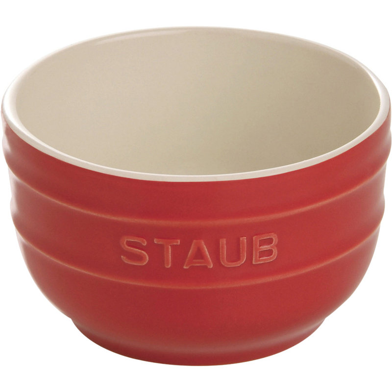 Staub Ceramic 2-piece Prep Bowl Set, Cherry