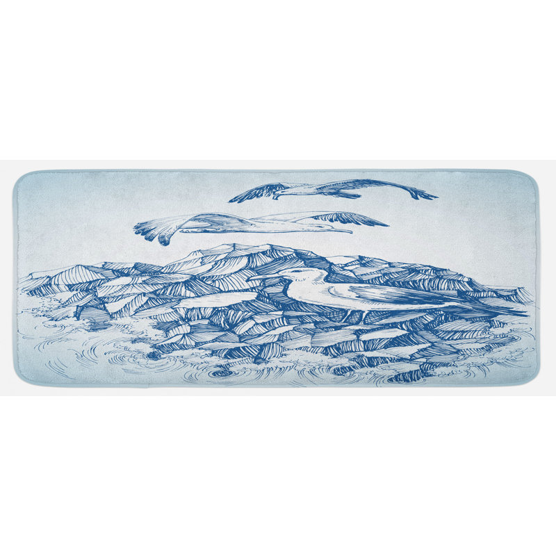 Tapis de cuisine seagulls