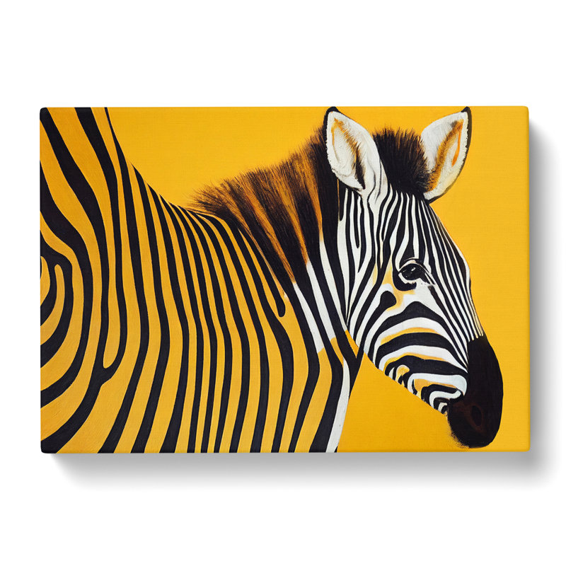 Zebra Art Vol.2 - Wrapped Canvas Print, 35cm H x 50cm W