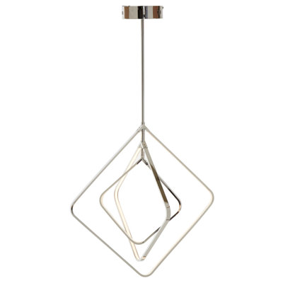 Lamorna 1 - Light Silver LED Unique/Statement Pendant