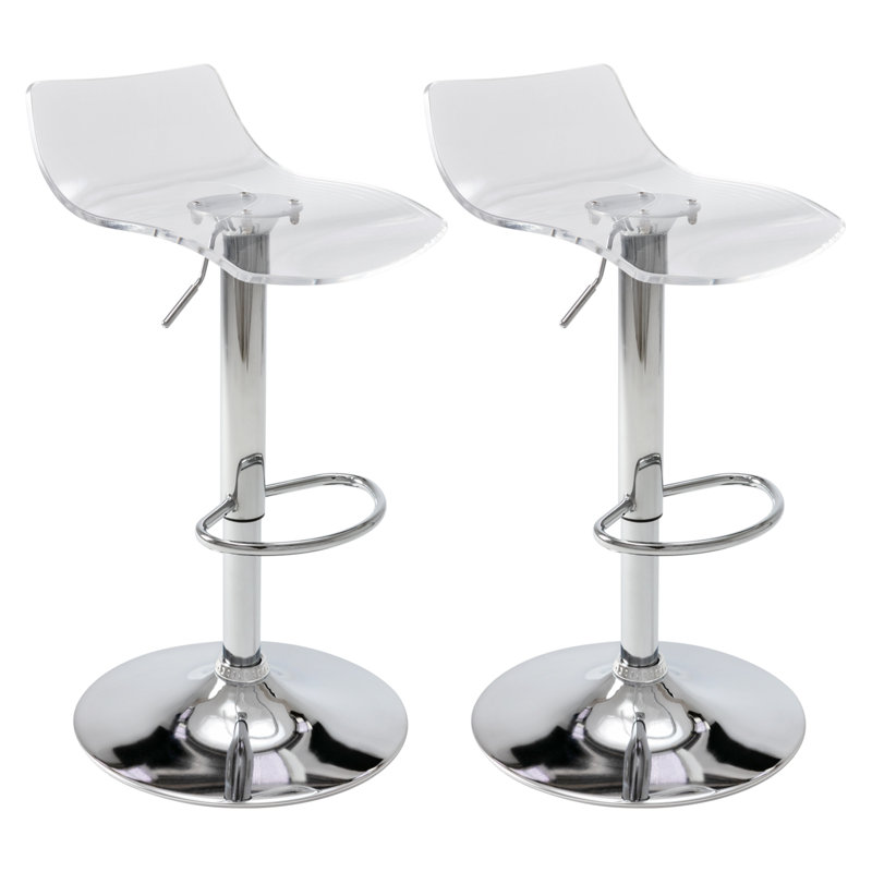 Tabouret de bar Mendushe, Transparent