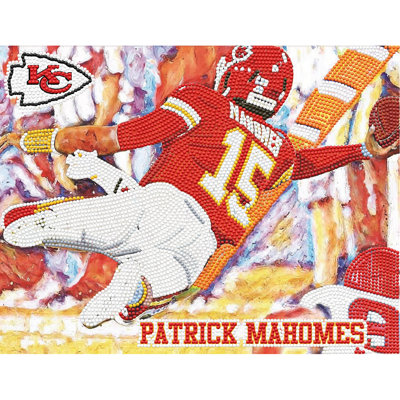 Kit de peinture diamant NFL-PA Kansas City Chiefs Patrick Mahomes II MVP