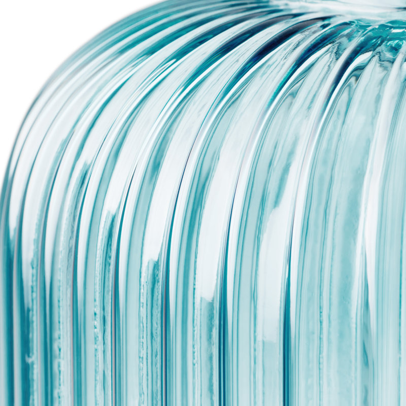 Plafonnier globe bleu 10,25 "H, Bleu