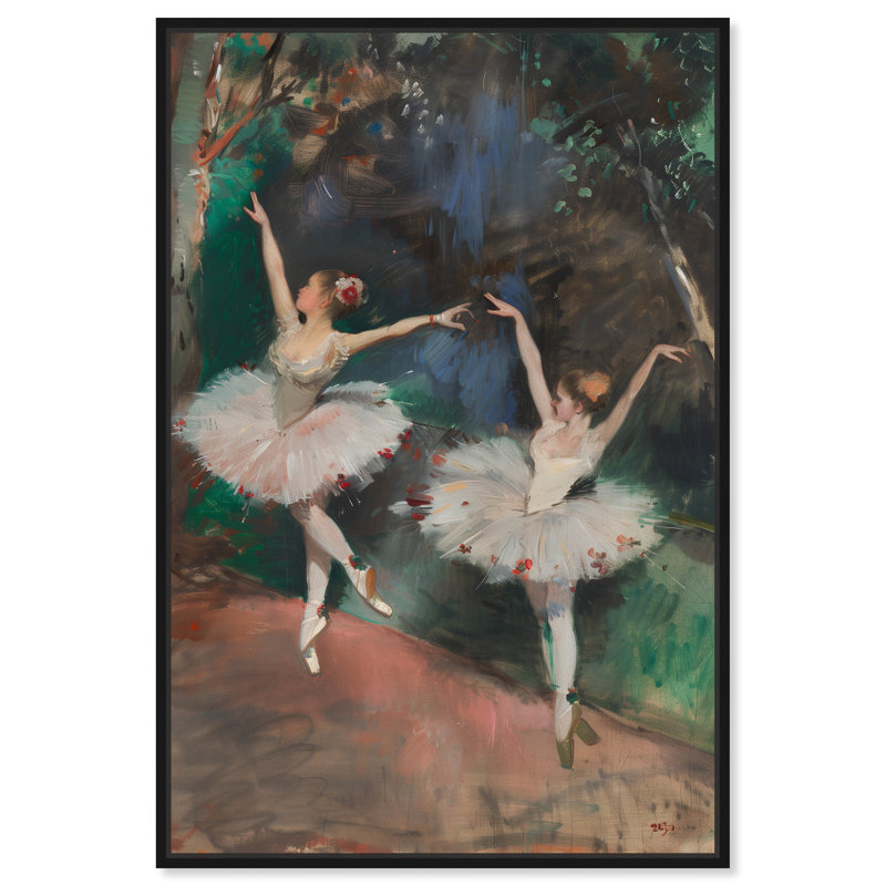 Ballerines classiques, H 46 po x l 31 po, Cadre noir