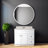 Brookings 37 Inch Solid Wood Bathroom Vanity with Cultured Marble Top, Assembled, Sherwin Williams® Gray – Design House, 216127-101466710