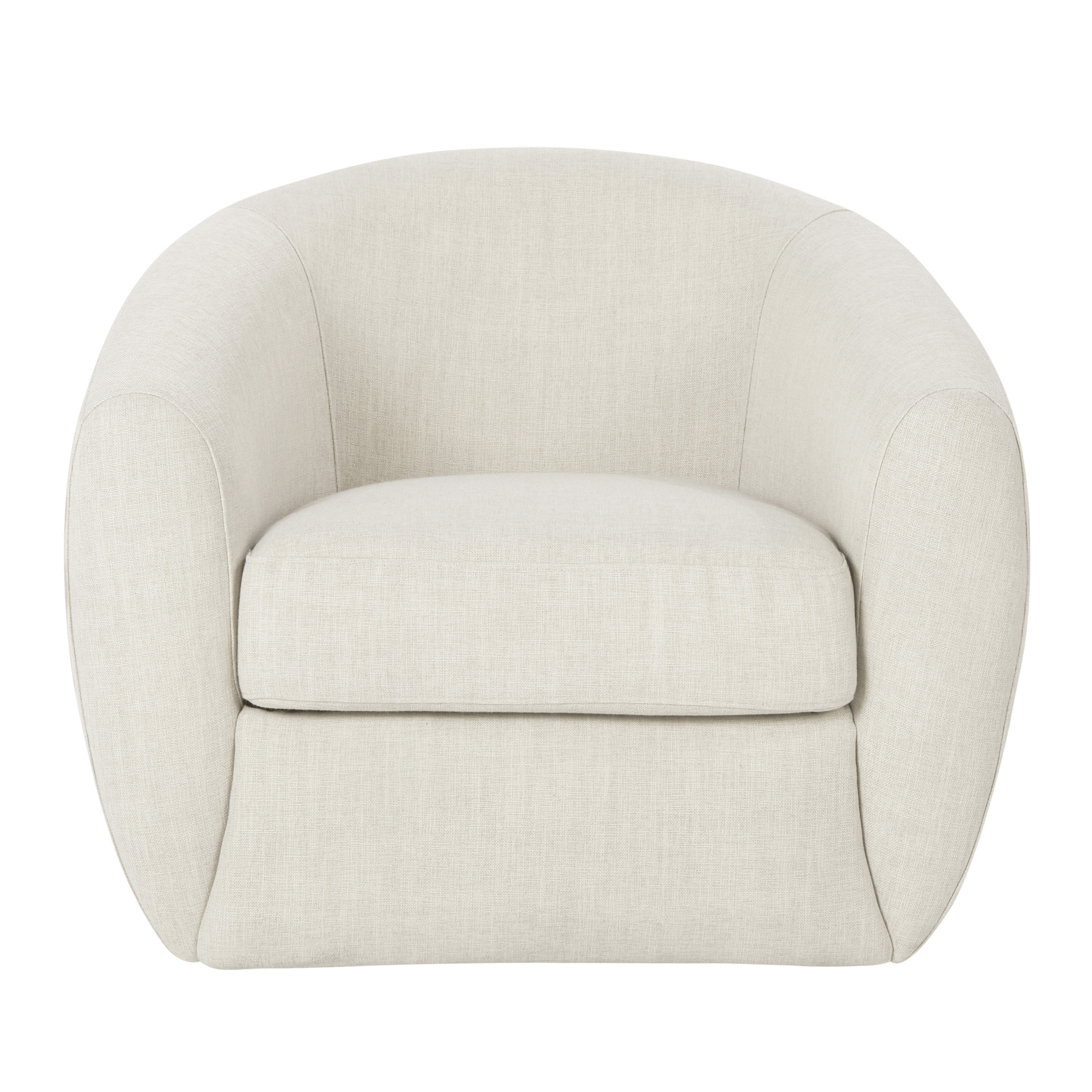 Barrel discount chair white