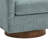 Forno Upholstered Swivel Barrel Chair With Wood Base-1742565160