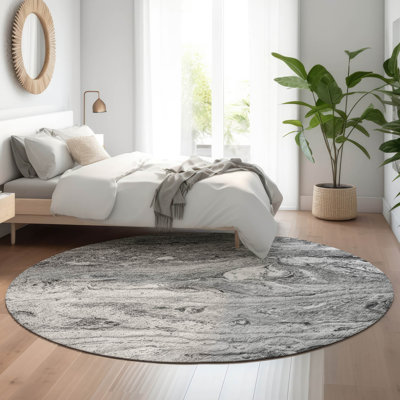 Premium Machine Washable Cerrito Gray Rug