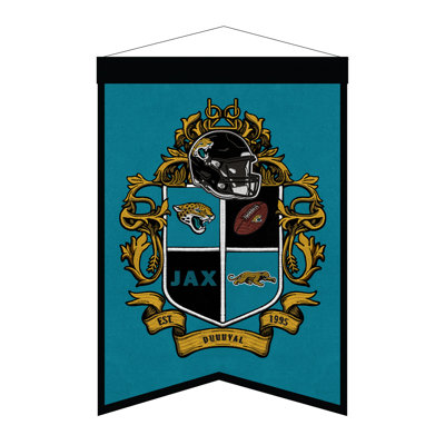 Décoration murale NFL Jacksonville Jaguars Crest | 15 x 22 po