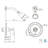 Kree Sweep Shower Trim Only: 3.25" Round Shower Head, Single Handle Set & Rough-in Valve Included - Chrome Polished-12180878