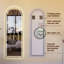Miroir pleine longueur de 65 po x 21 po à DEL, à intensité variable, haute définition et antidéflagrant, debout ou fixé au mur