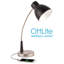 Lampe de bureau 22 po en argent Wellness Series adjust