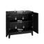 Buffet vintage sculpté, buffet décoratif avec 2 portes et tablettes réglables