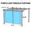 Écran de remplacement pour pergola rétractable mauve-87037580-87037585