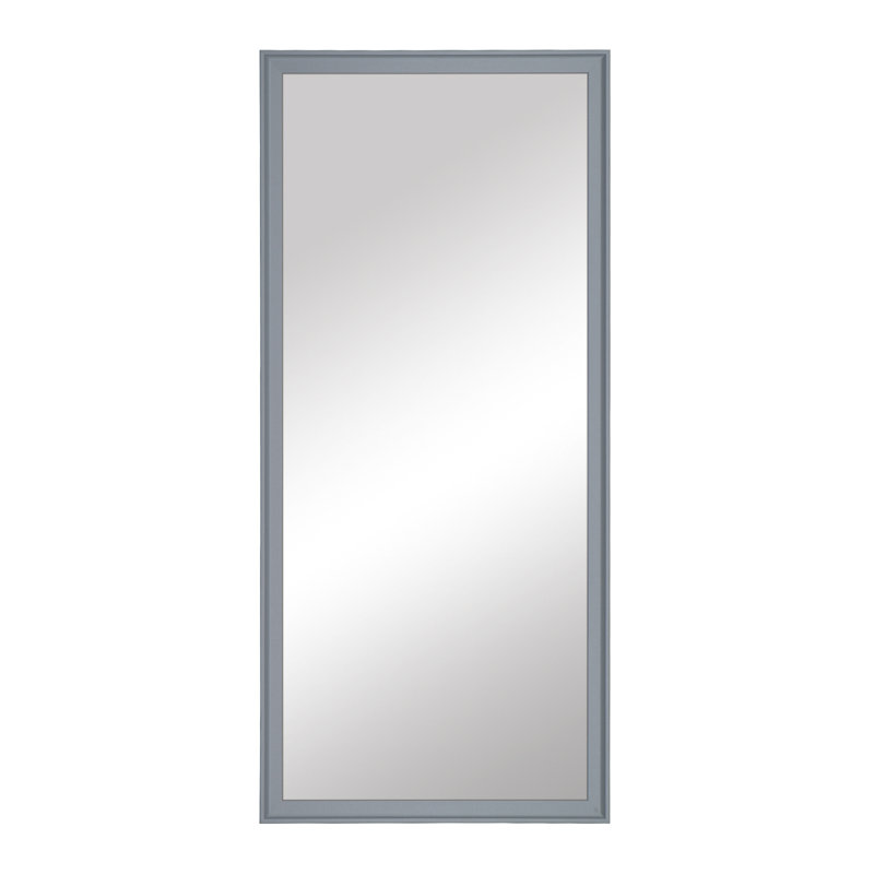 Monroe Collection, Full Length Mirror, in a, Ideal Dressing Room Mirror, True Reflections Glass, Wood Frame,  Lean Against Wall or Wall-Mounted, 