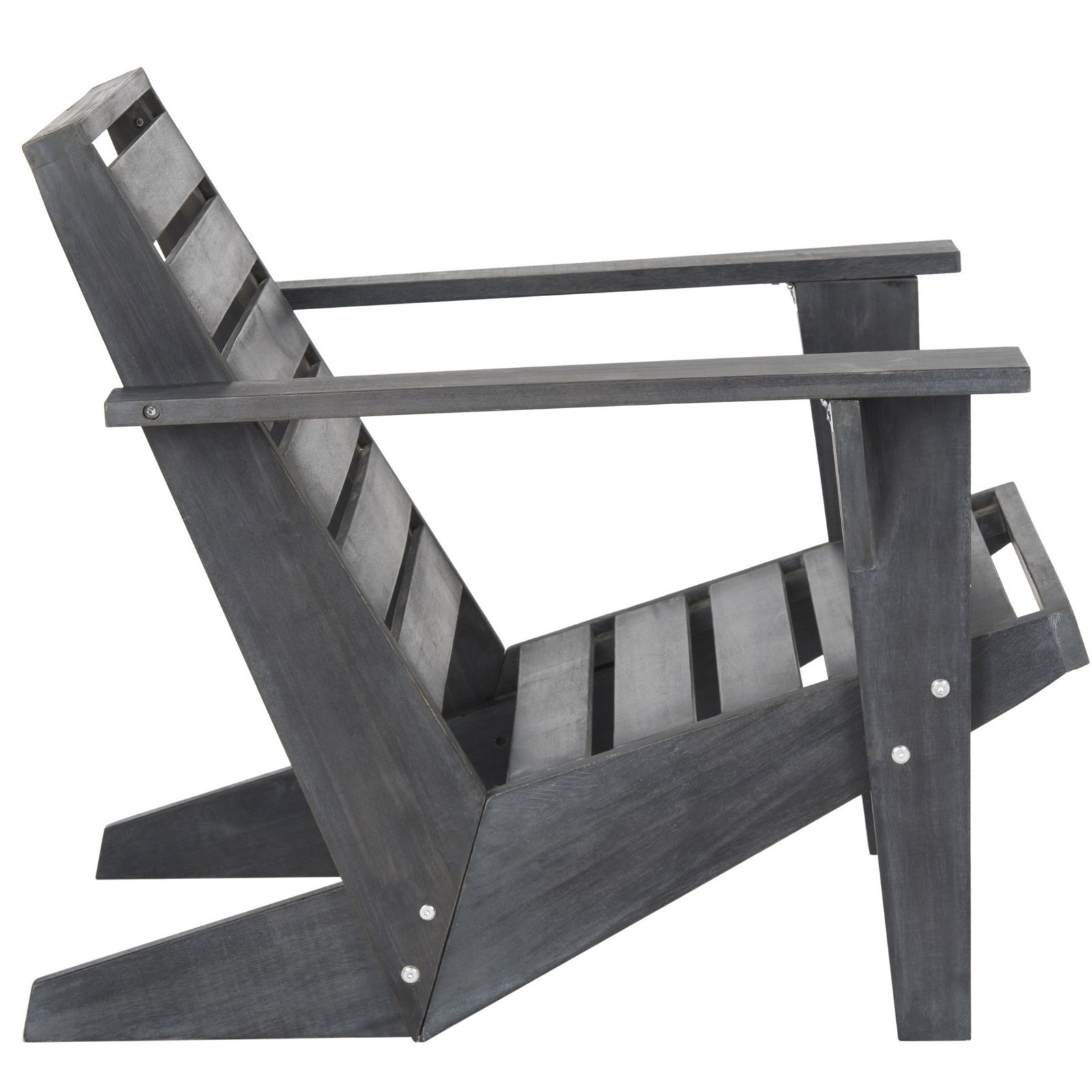 Ursa Acacia Outdoor Adirondack Chair, Dark Slate Gray