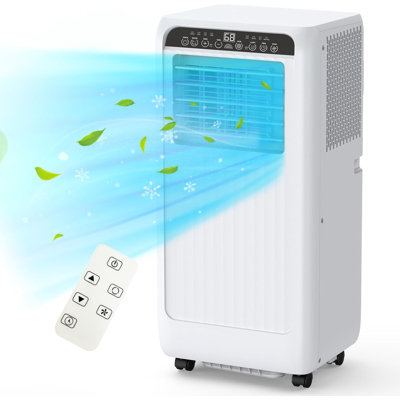 8,000 Btu Portable Air Conditioners, Ac Portable Unit Cools Up to 350 Sq.Ft,Room Air Conditioner With Remote Control,Dehumidifier & Fan, 3 in-1 Floor Standing Air Conditioner