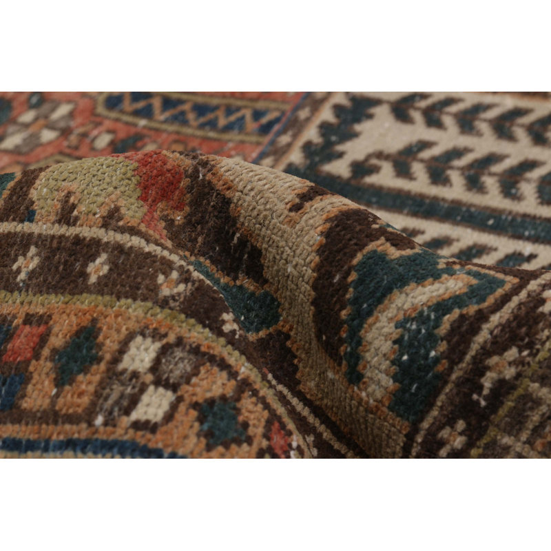 Aamiya One-of-a-Kind Rectangle 6'6" X 9'9" 1990's Wool Area Rug