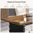 63-Inch Wooden Computer Desk, Modern Home Office Executive Desk