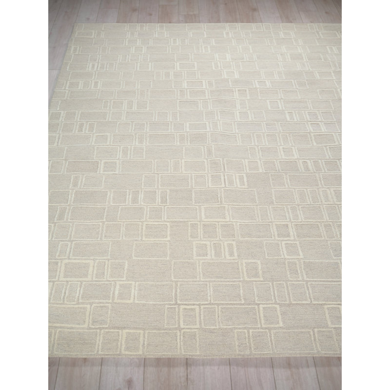 Soho Area Rug, Silver/Ivory, Rectangle 14' x 18'