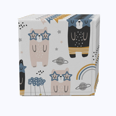 Cotton Twill No Pattern Square Napkin