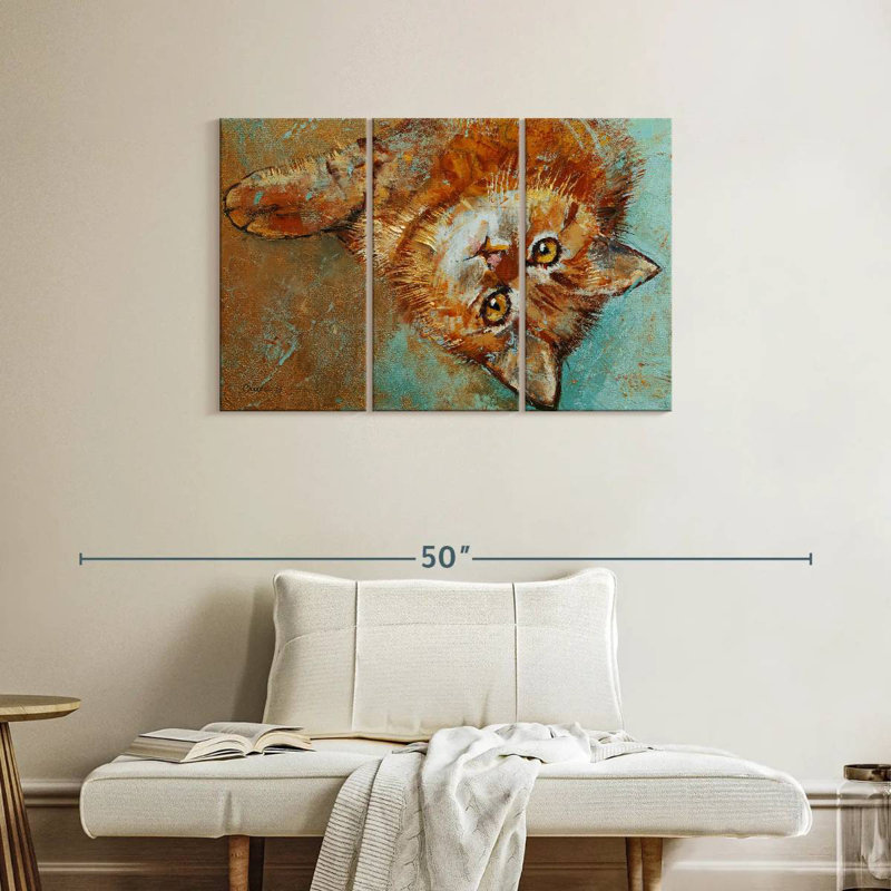 Brampt Little Tiger, 24" H x 38" W