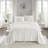 Auturo Off-White Tufted 100% Cotton Sateen 3-Piece King/Cal King Coverlet Set in Farmhouse Style-257804809-205371136