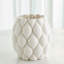 Pillowed Printed Vase-Matte White-Lg-1834854530
