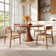Solid Wood Round Dining Table For Kitchen Durable And Sturdy Structure