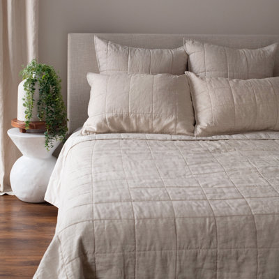 French Linen Box Stitch Quilt