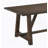 Dark Oak Finish Dining Table