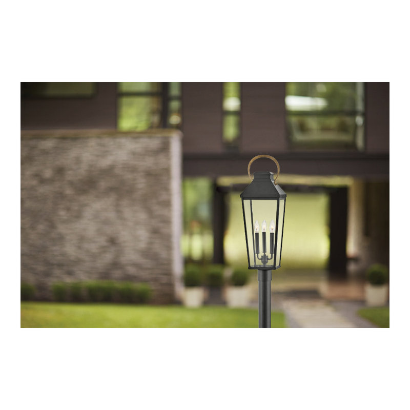 Dawson Black 1-Light 29.75" H Hardwired Lantern Head