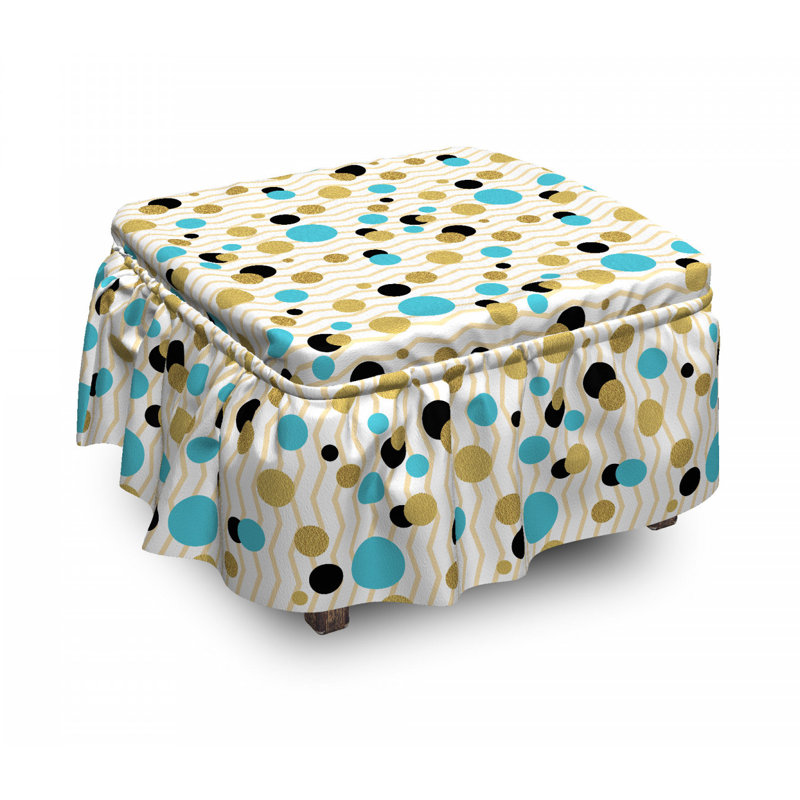 Box Cushion Ottoman Slipcover